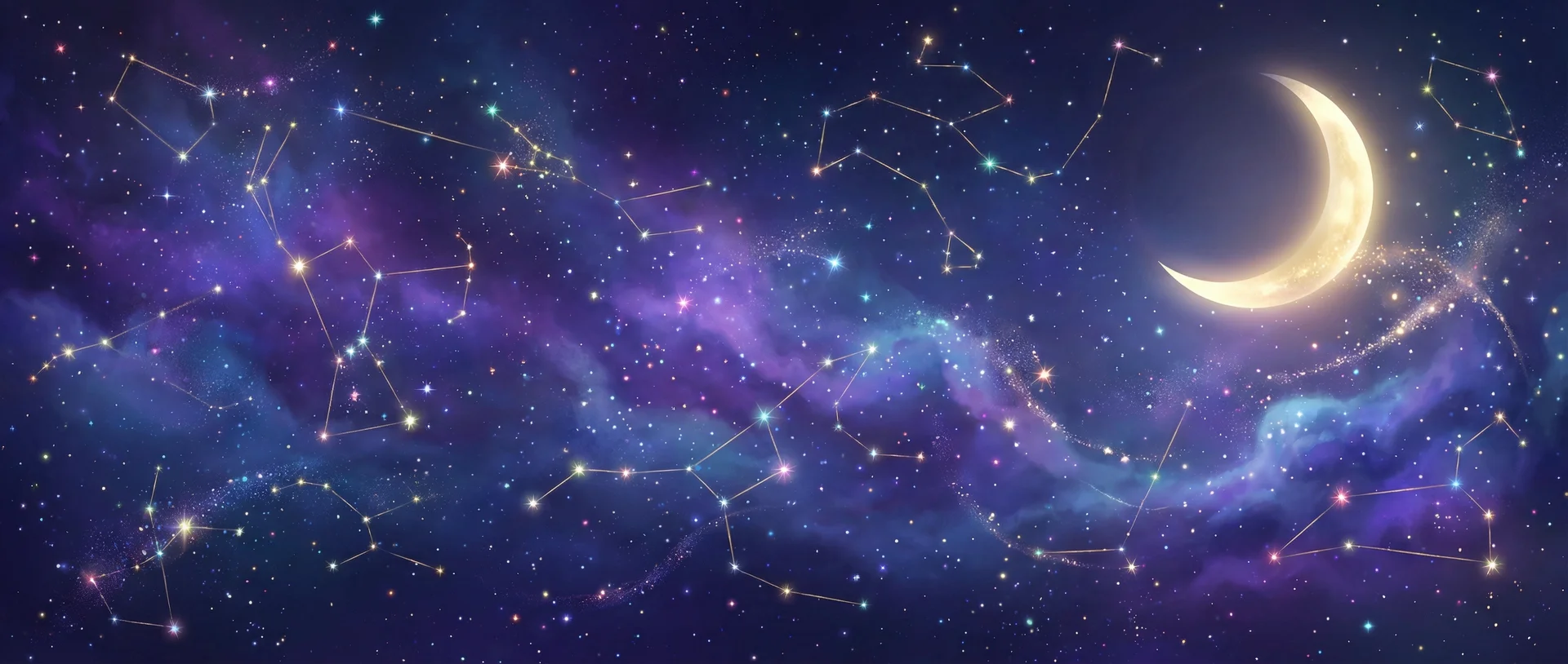 星空背景 - 宝宝再深一点一可以吗 | 每日星座运势与塔罗占卜